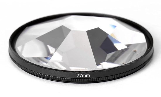 Filtro per Fotocamera - Caleidoscopio Ottico 8-segmenti - Accessori Fotografici - Adatto per Principianti/Professionisti - Vetro di Alta Qualità - Diametro 77 mm - Facile da Installare