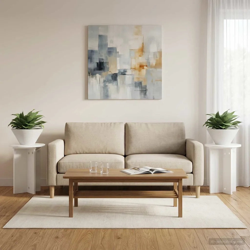 Supporto per piante | Sostegno per piante 2 pz Bianco ?29,5 x 40 cm