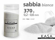 Sabbia bianca decorativa in barattolo 370 g