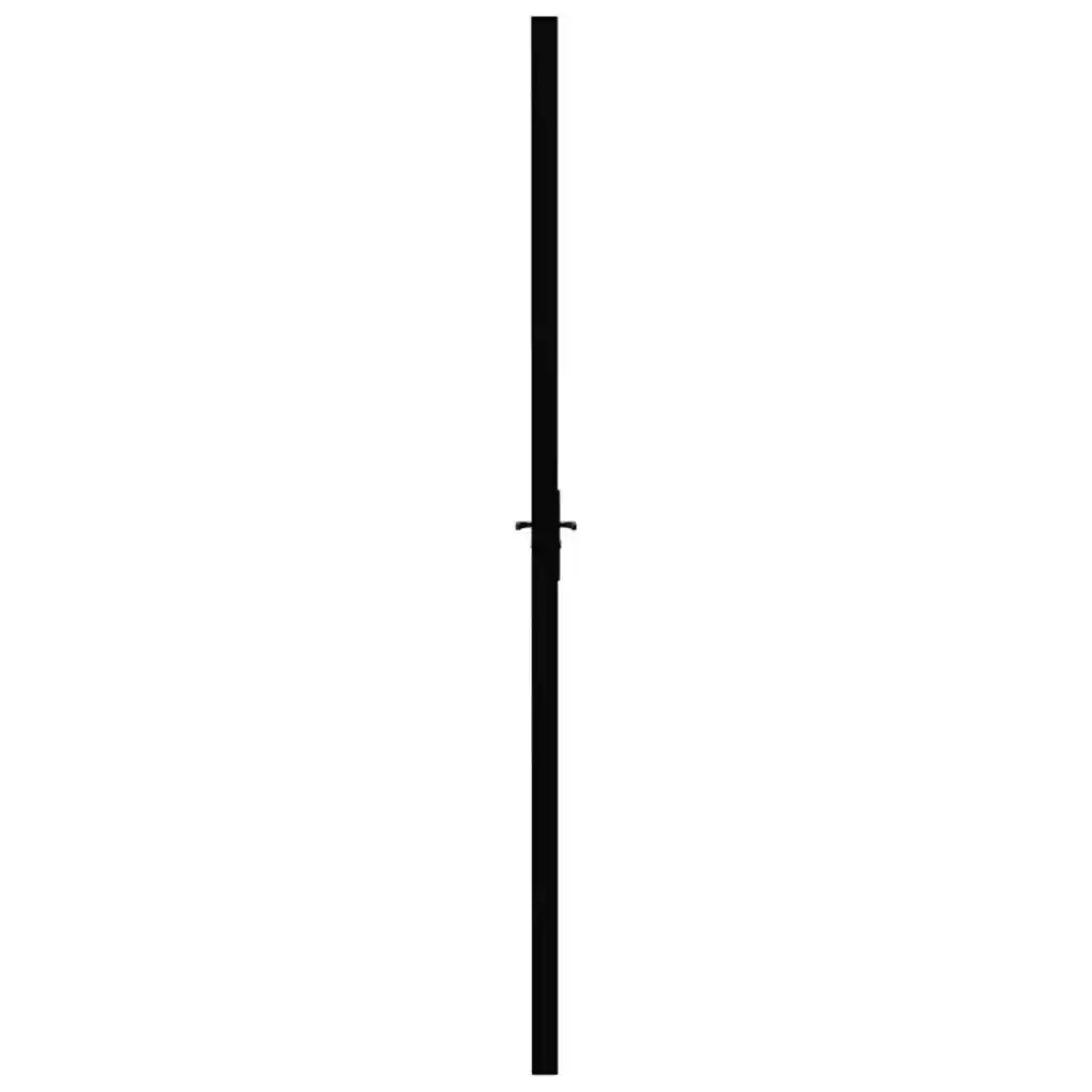 Porta da Interno ESG Vetro e Alluminio 76x201,5 cm Nera cod mxl 66120