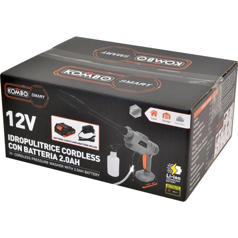 KIT IDROPULITRICE KOMBO SMART 12V 2.0AH