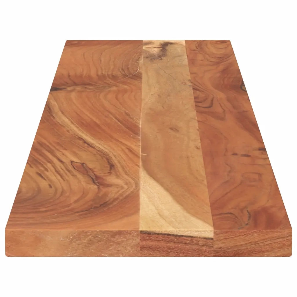 Piano Tavolo 140x20x3,8 cm Rettangolare Legno Massello Acacia 370952