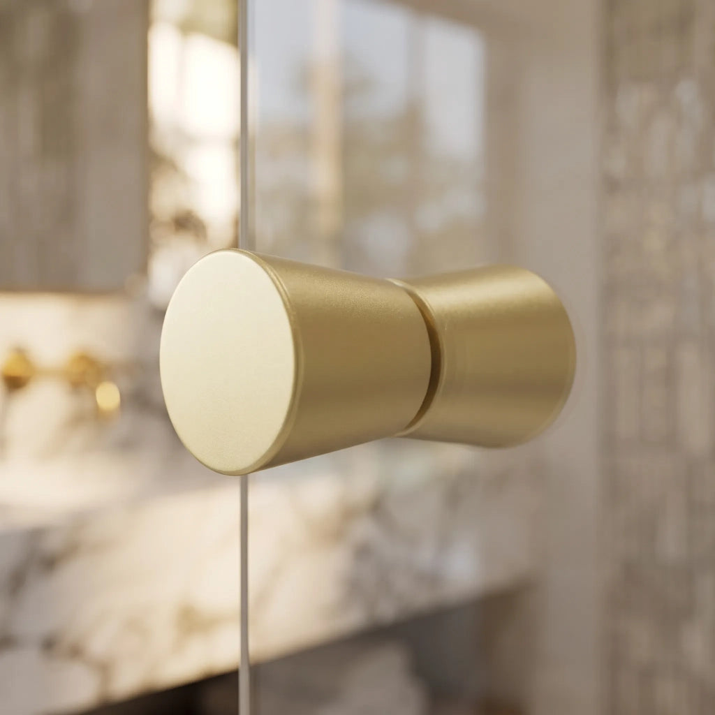 Maniglia Per Porta Doccia Rea 03 Brushed Gold