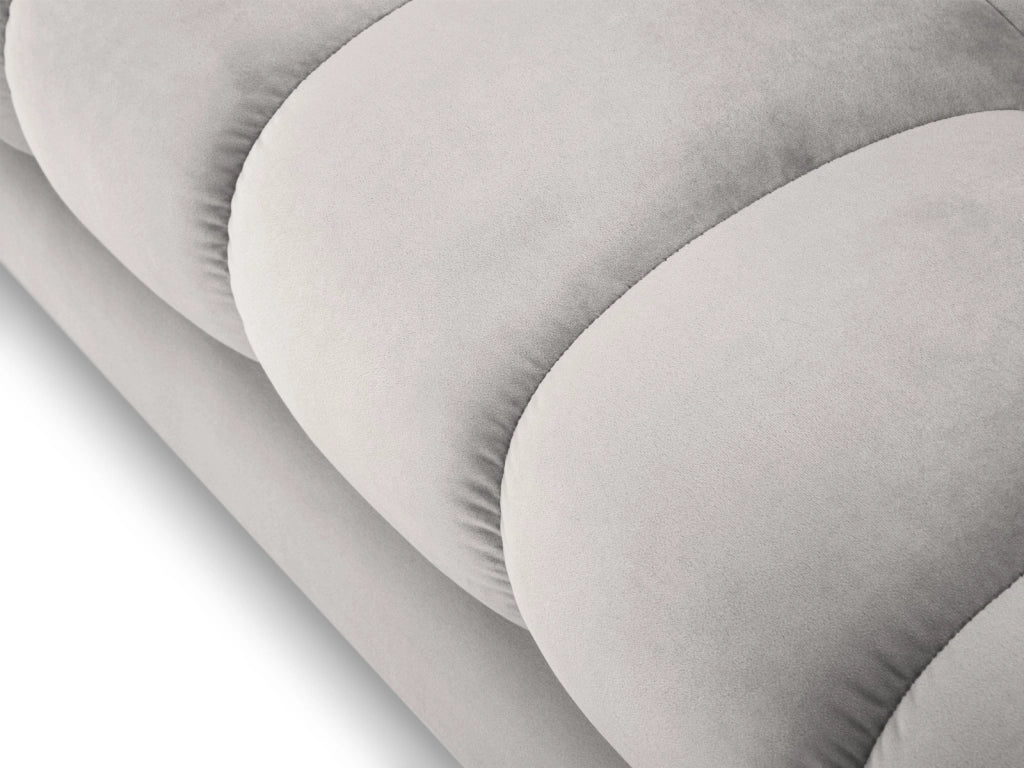 Cosmopolitan Design - Divano "Bali" 2 posti in velluto argento 
