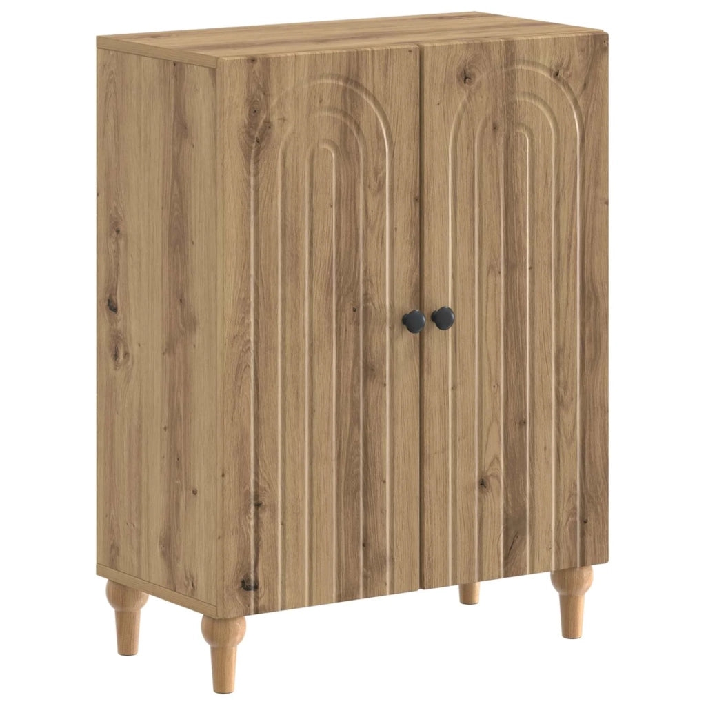 Set di Armadi da Bagno da 2 Pezzi ALKMAAR Rovere Artigianale 3417593