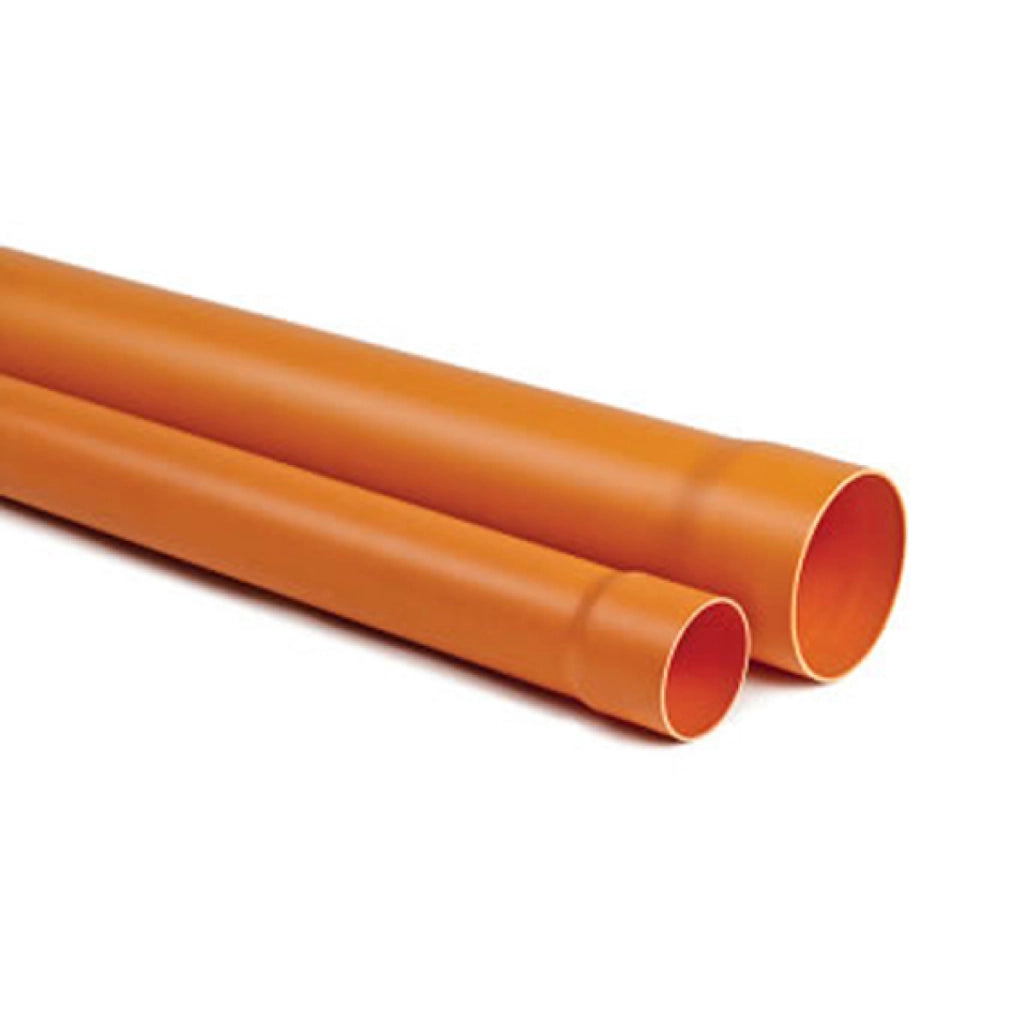 TUBO RIGIDO AD INCOLLAGGIO IN PVC ARANCIO - ø50XMT1  - HID