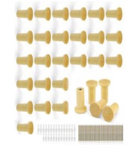 Set di 30 chiodi per parete in legno con design a T per diverse applicazioni