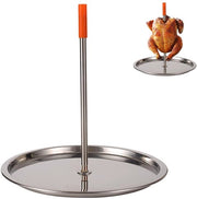 Griglia a Spiedi in Acciaio Inossidabile - Stendardo Verticale per Spiedi - Carrozza per Spiedi - Spiedo per Barbecue - Spiedo per Carne - Facile da Installare - Carrozza per Spiedi con Spiedi