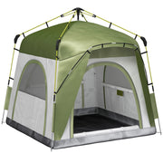 Tenda da giardino pop-up automatica ¨C Minimal ¨C Verde e grigio 240x240x199 cm