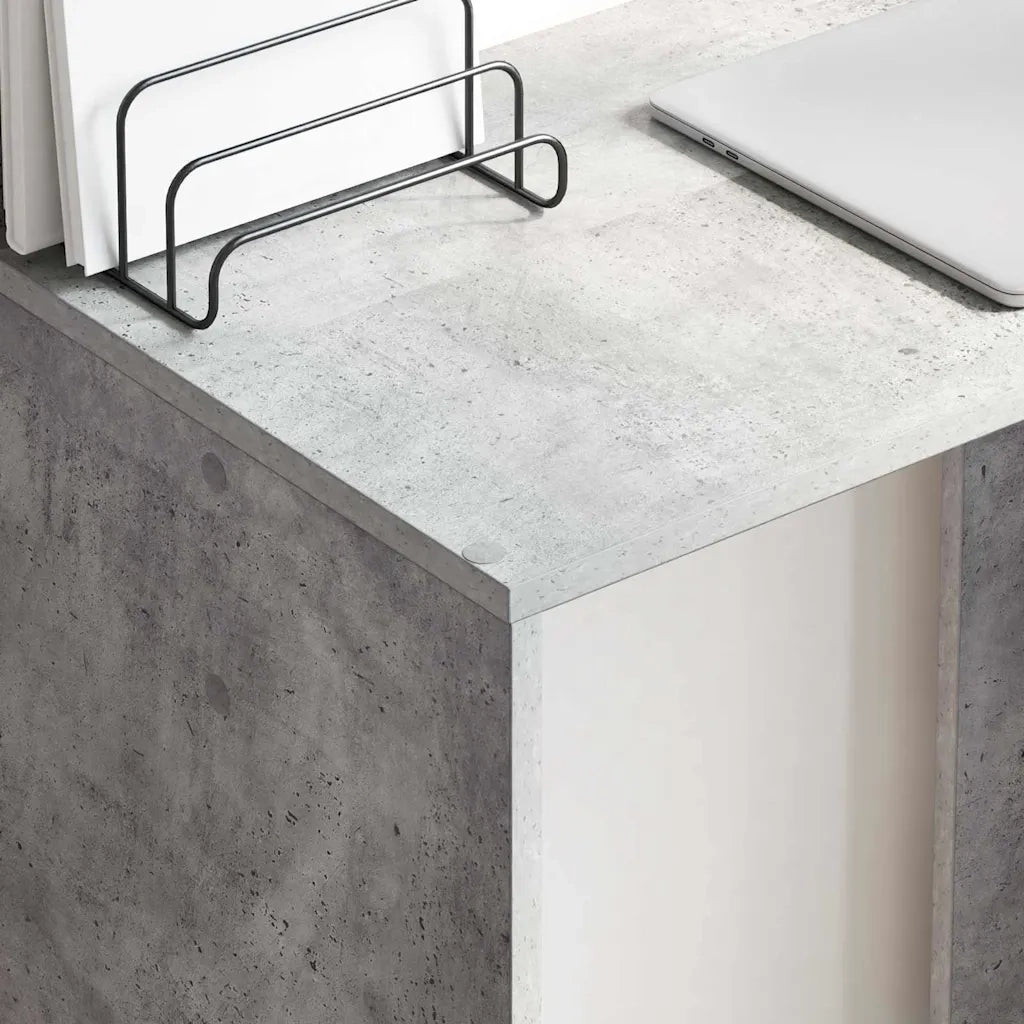 Scrivania Grigio cemento Legno ingegnerizzato 869341