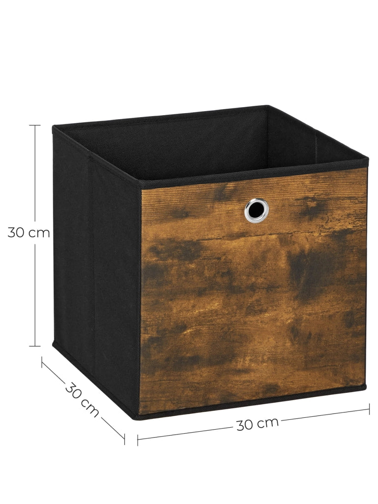 VALORA Organizer per armadi e cassetti - Marrone rustico x6 RFB102B01