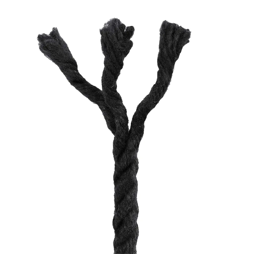Corda di Cotone 8 mm 50 m Nero 100% Cotone 42011805