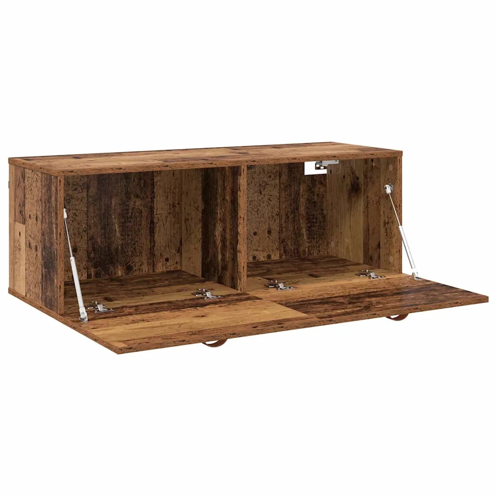 Armadietto a Muro | Mobiletto a muro Legno vecchio 100 x 36,5 x 35 cm