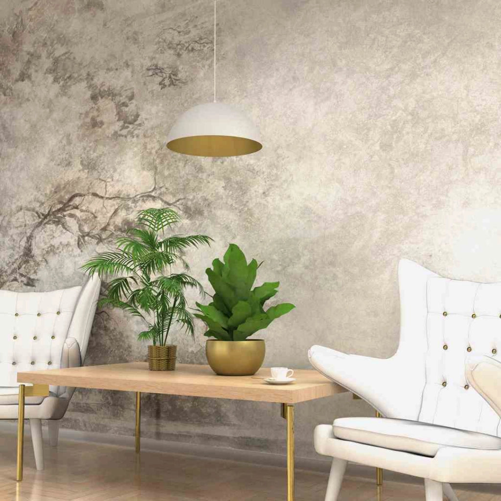 Lampada a sospensione Milagro Beta MLP7897 bianco oro Ø35