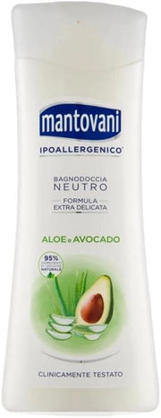 MANTOVANI BAGNODOCCIA NEUTRO FORMULA EXTRADELICATA 400 ML ALOE E AVOCADO