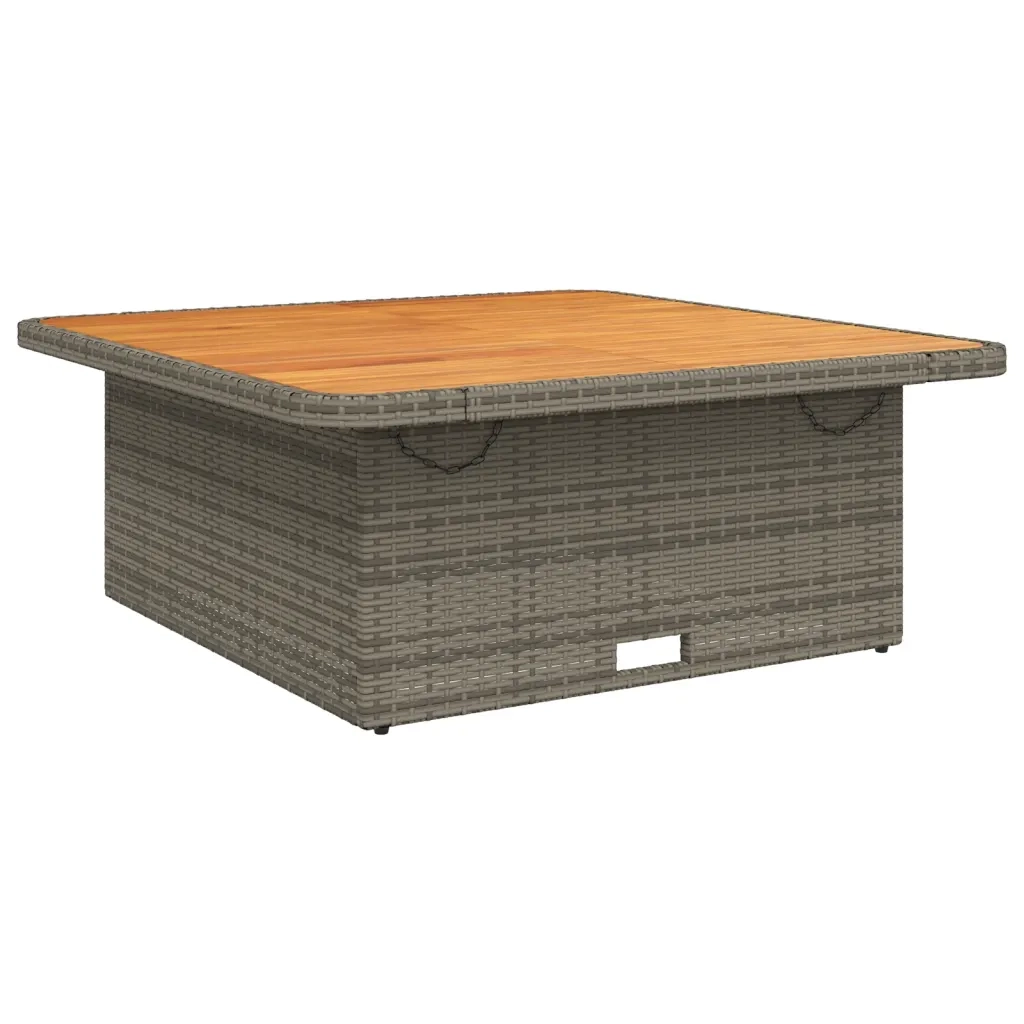 vidaXL Set Divani da Giardino 6 pz con Cuscini in Polyrattan Grigio