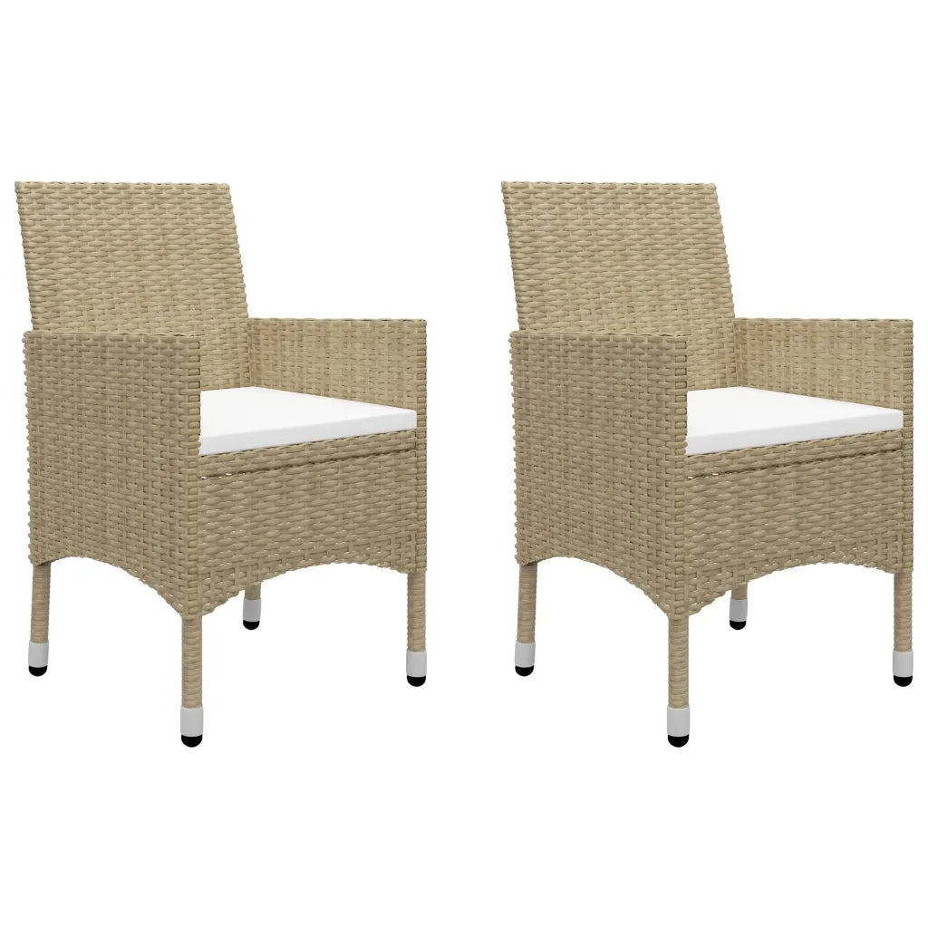 Set Mobili da Pranzo per Giardino 5 pz Beige 3068693