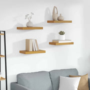 Scaffale da parete 4 pcs Beige 40 x 23,5 x 4 cm 42019985