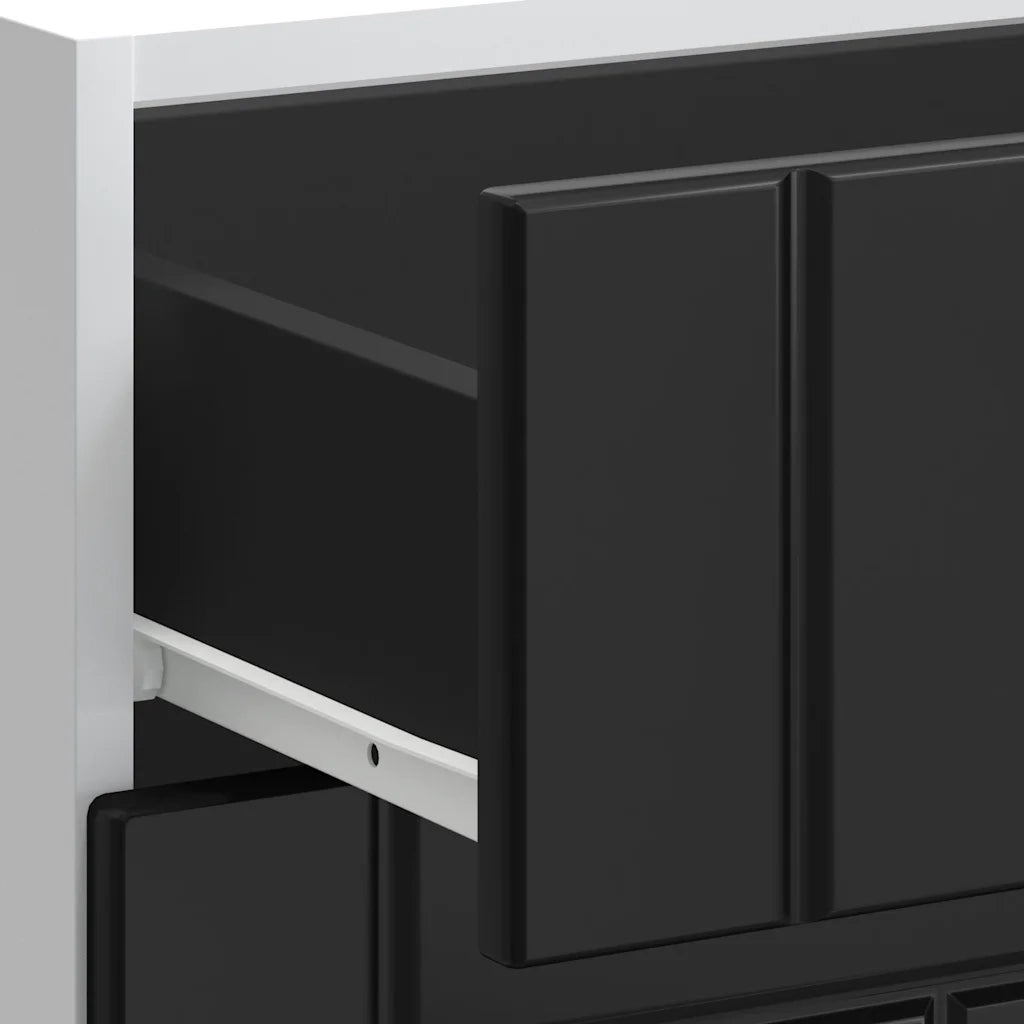 Mobiletto da cucina "Lucca" Nero in legno ingegnerizzato 854270