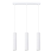 Lampada a sospensione KARBON 3L bianco