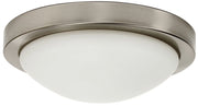 Candellux plafoniera RODA 32 cm bianco/argento IP44