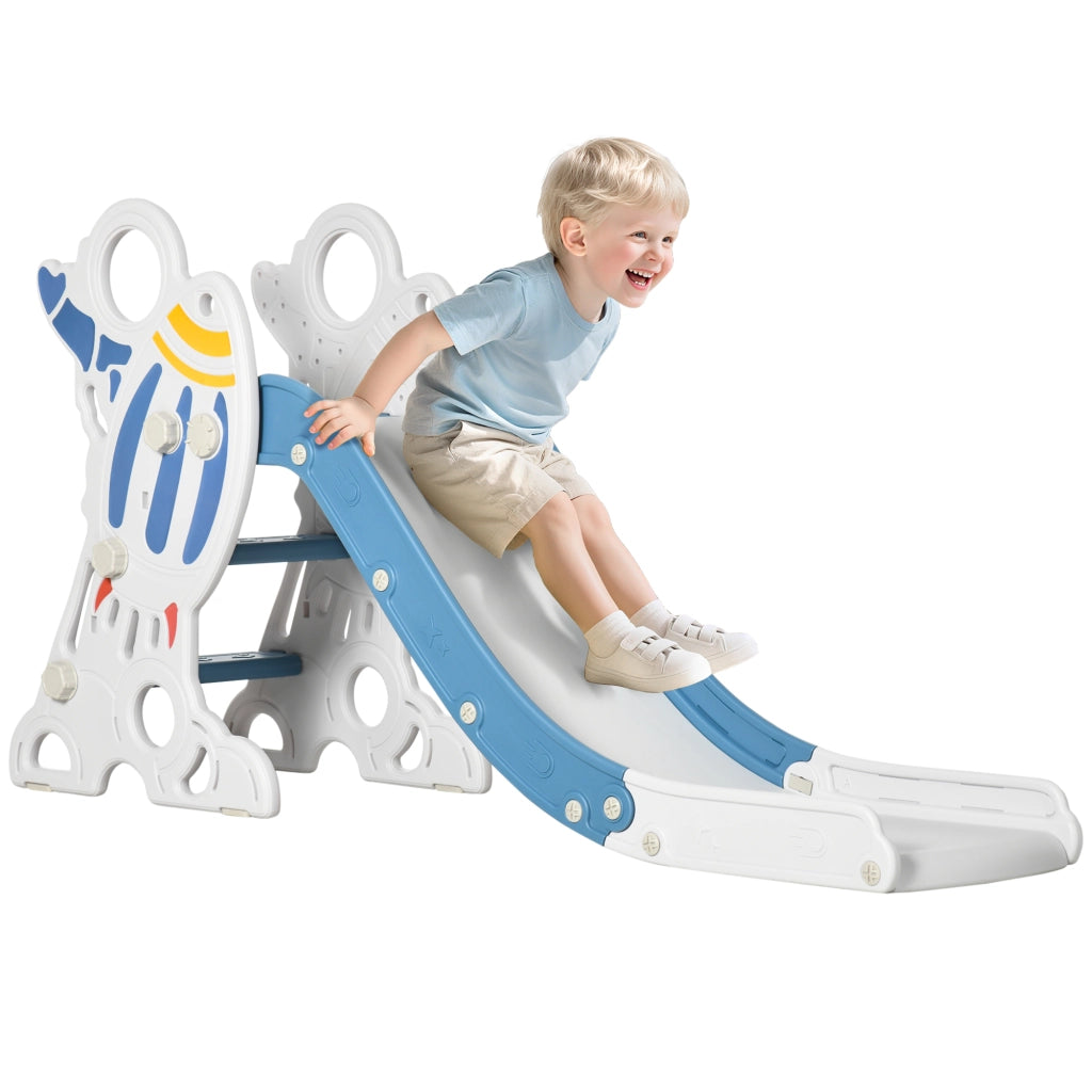 Scivolo Bambini Spaziale con Scale ¨C Zephmum ¨C 157x46.5x80 cm