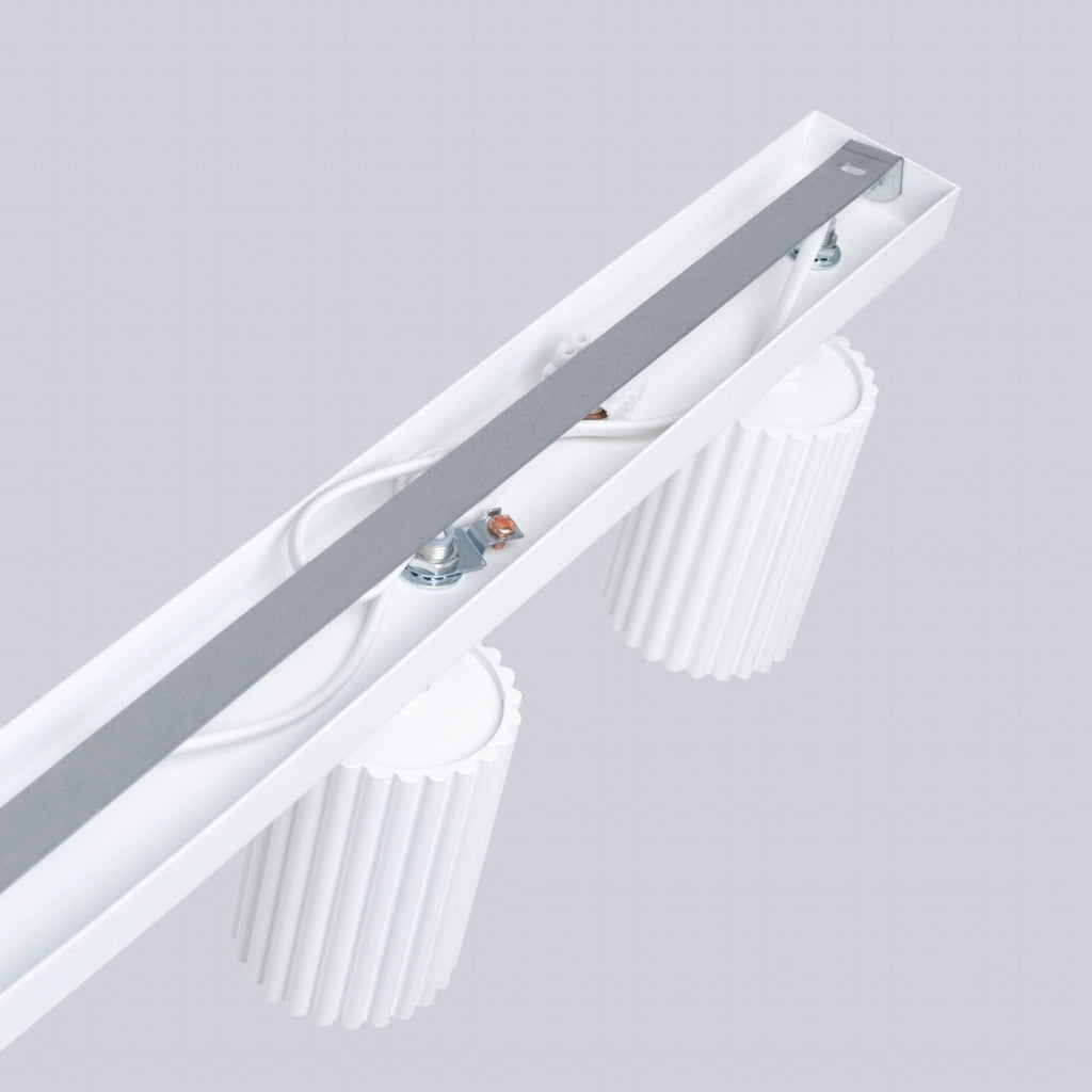 Lampada da soffitto KARBON 4L bianco