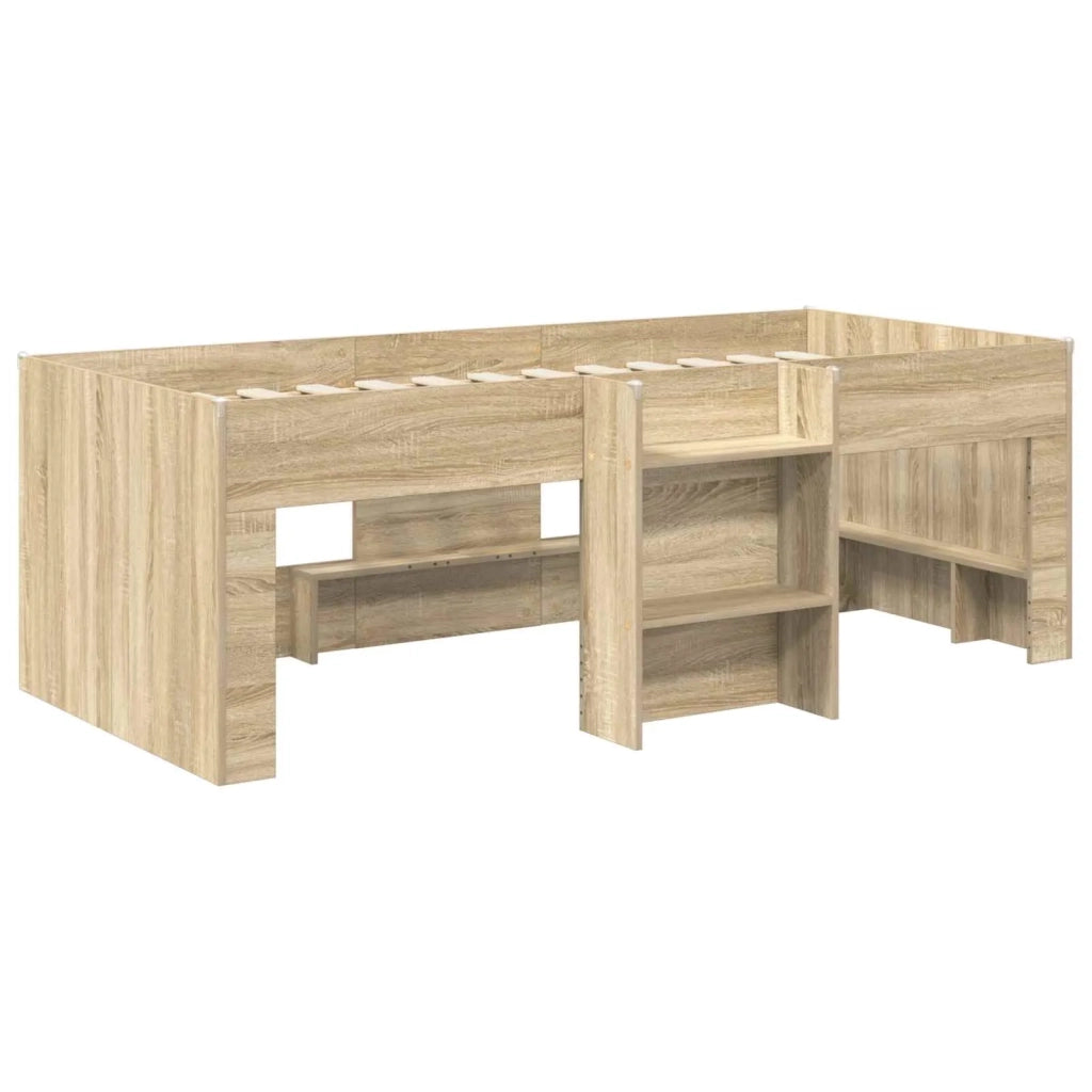 Letto con Tunnel 3 pz Sonoma e Azzurro Chiaro 3423576