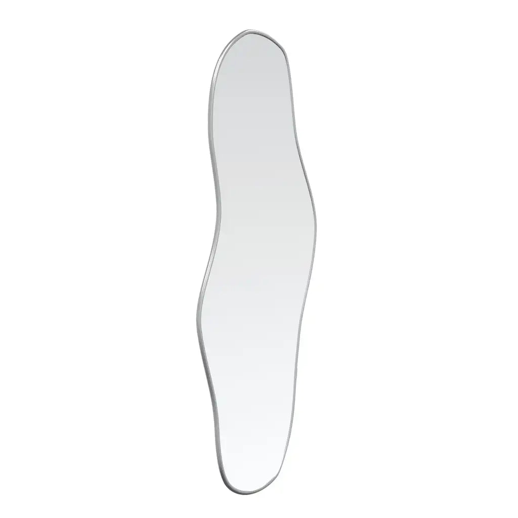 Specchio da Parete | Specchio decorativo Argento 60x25 cm