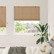 Tenda a rullo con tende Marrone 150 x 220 cm Bambù 42006861