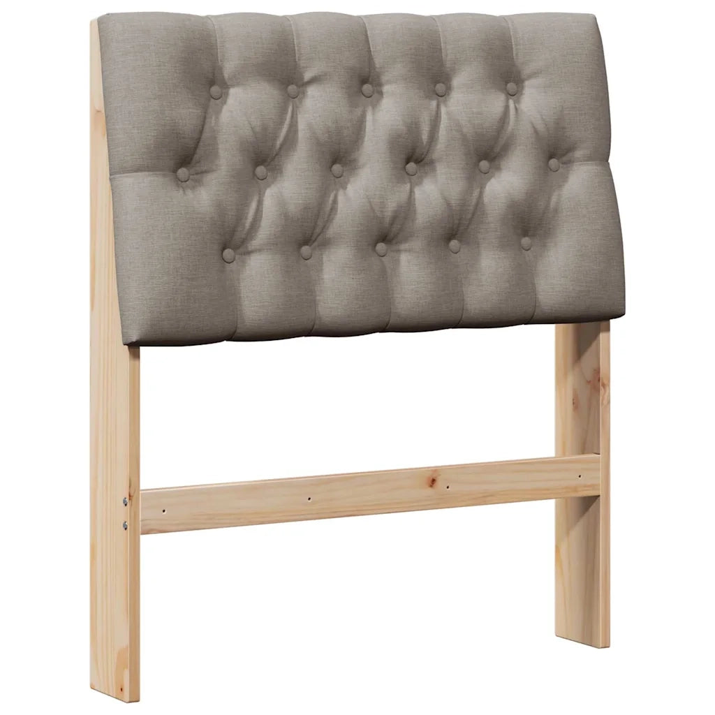 Testiera imbottita Talpa 75 cm Pino massello 879372