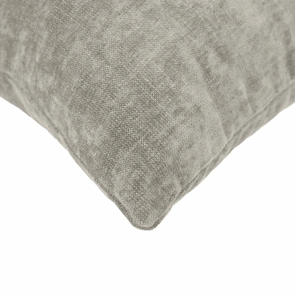 Federa 2 pz HEERLEN Grigio Chiaro 40 x 40 cm Tessuto Chenille 908503
