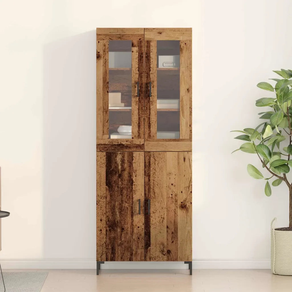 Credenza 2 pcs Legno vecchio 69,5 x 34 x 180 cm 3334349