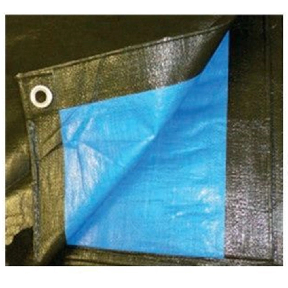 Trade Shop - Telone Rafia 100gr Copertura Per Piscina 3x6mt Impermeabile Resistente Occhielli 406247 -