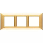 VIMAR PLANA - PLACCA 6M (2+2+2) INT57 ORO LUCIDO
