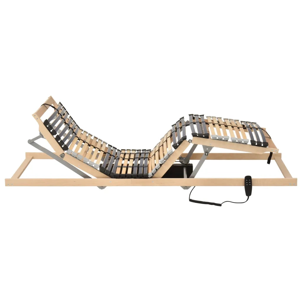 Letto con Telaio a Doghe Elettrico 42 Doghe 7 Zone 100x200 cm 321829