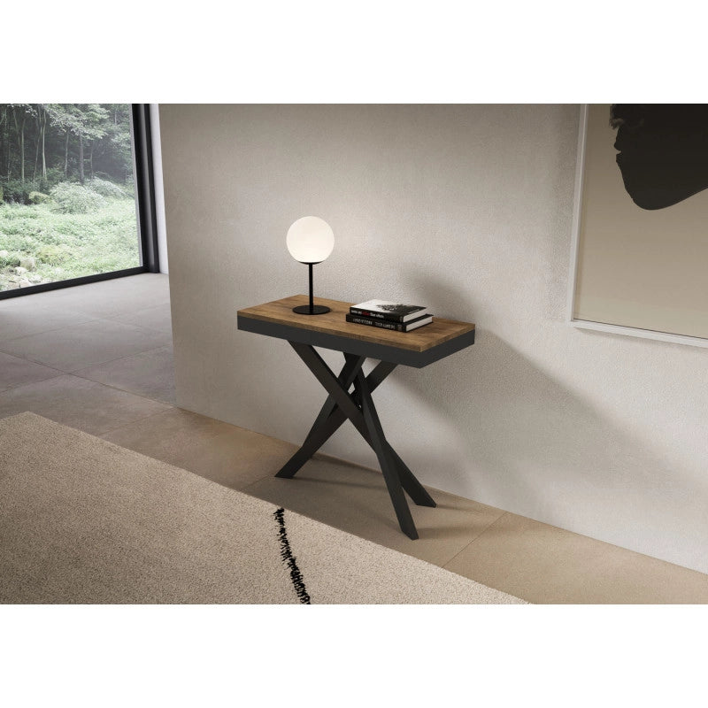 Consolle allungabile 90x40/300 cm Saki Evolution - Noce