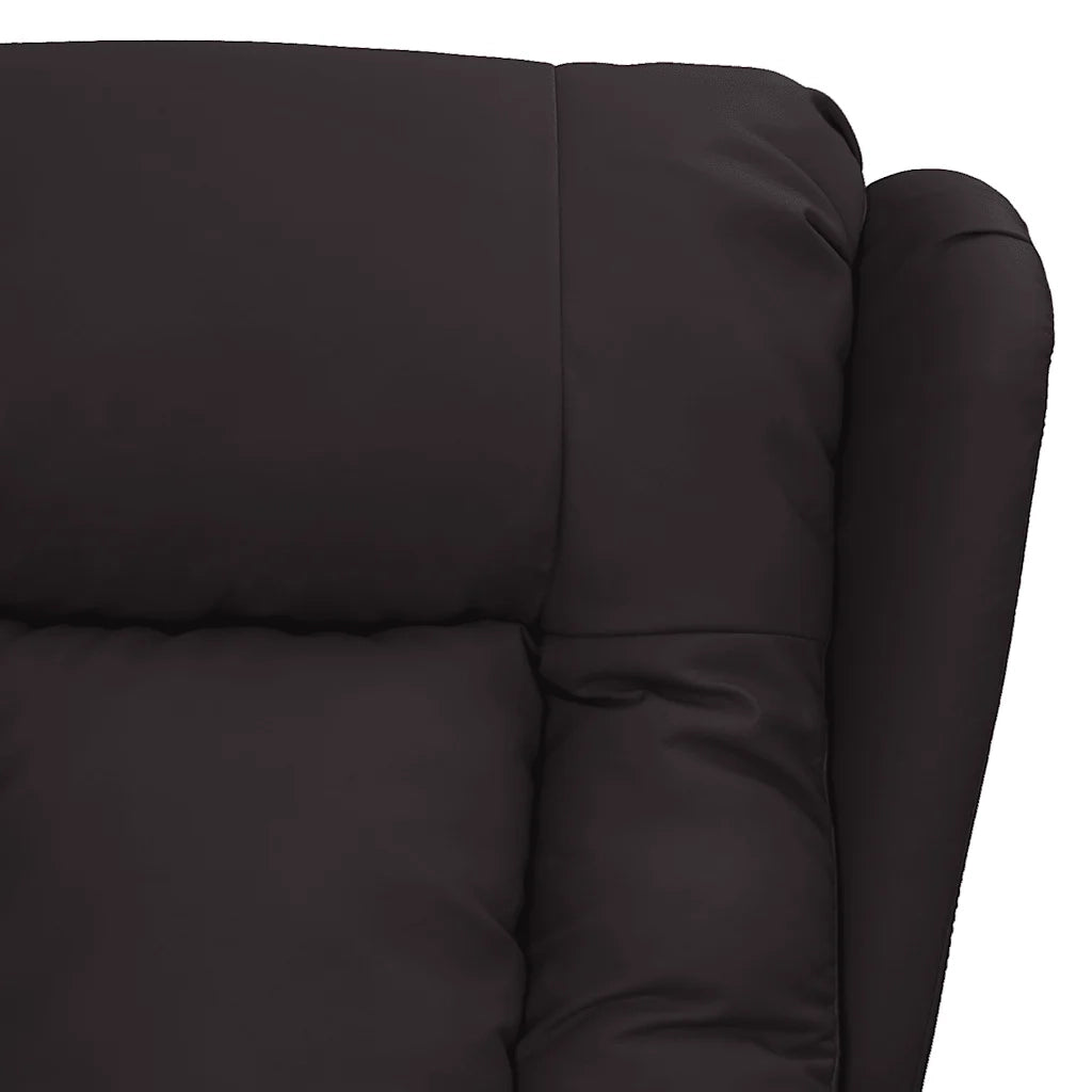 Poltrona Massaggiante Nera in Similpelle 339075