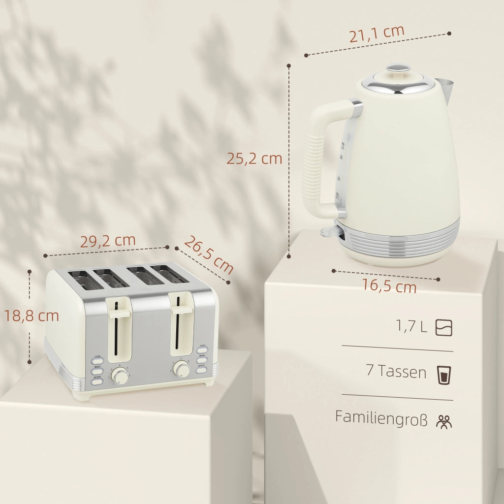 Set Bollitore e Tostapane ¨C Minimal ¨C 1,7L 2200W 4 Fessure 7 Livelli