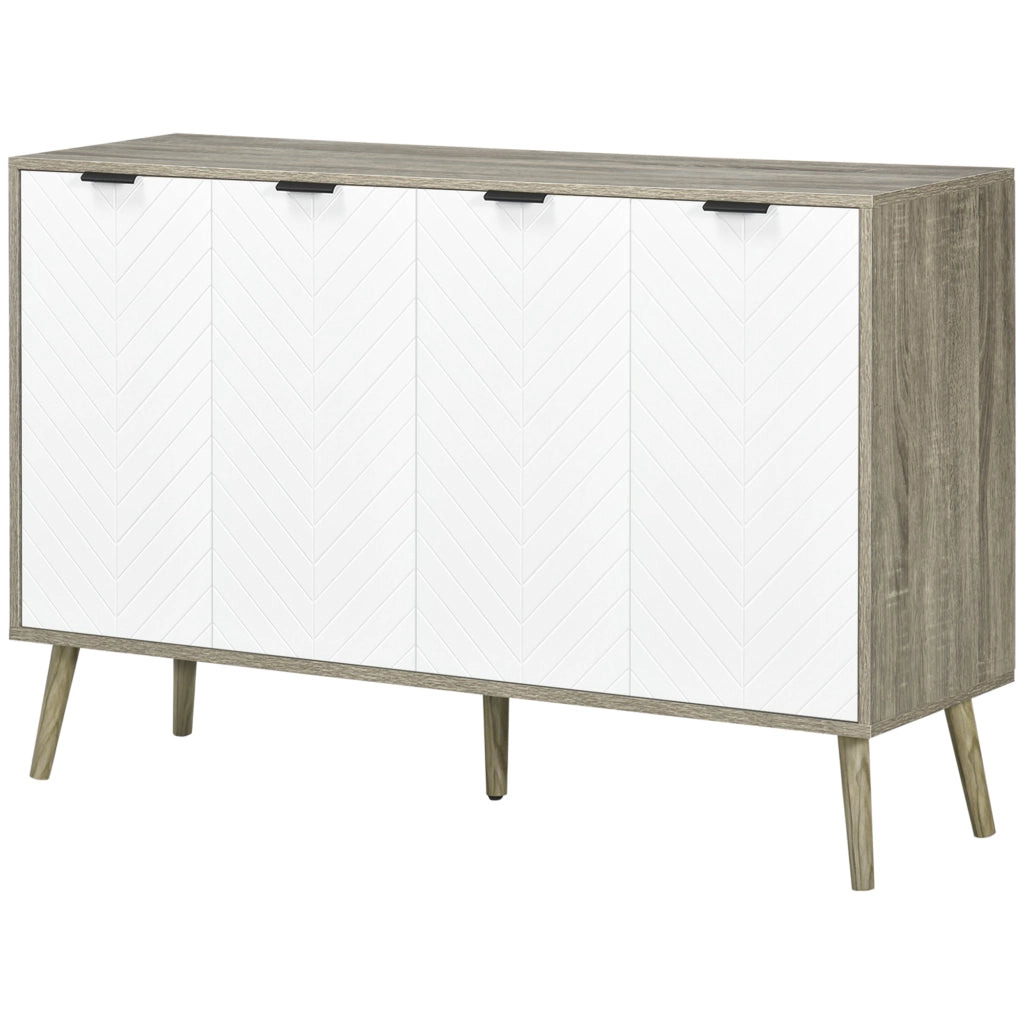 Buffet ¨C Zephmum ¨C Bianco Grigio 120x35x77 cm