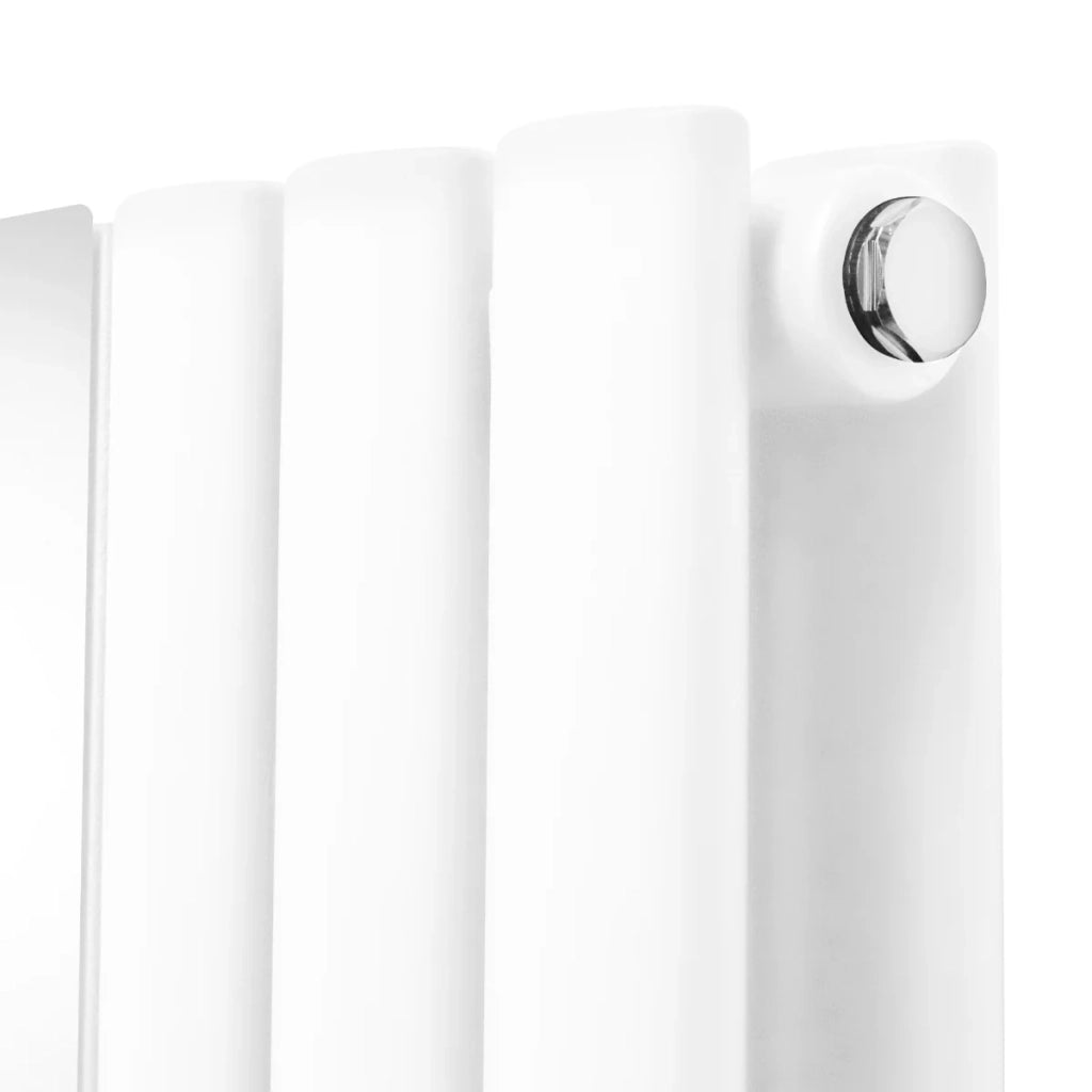 Radiatore Pannelli Ovali a specchio - 1800 mm x 500 mm - Bianco