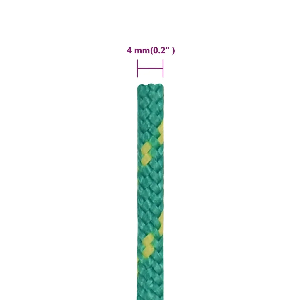 Corda per barca Verde 4 mm 25 m in Polipropilene 152698