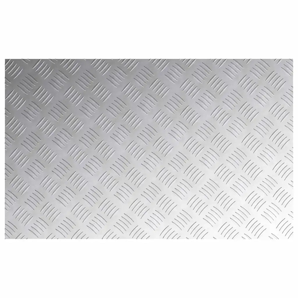 Gradini per Scale 4 pz | Tappetini per scale autoadesivi Argento 80 x 50 cm Alluminio