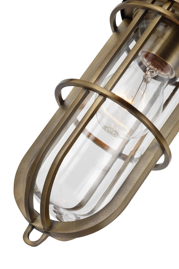 Lampada a sospensione Urban Restoration ottone Ø14 E27 Quintiesse