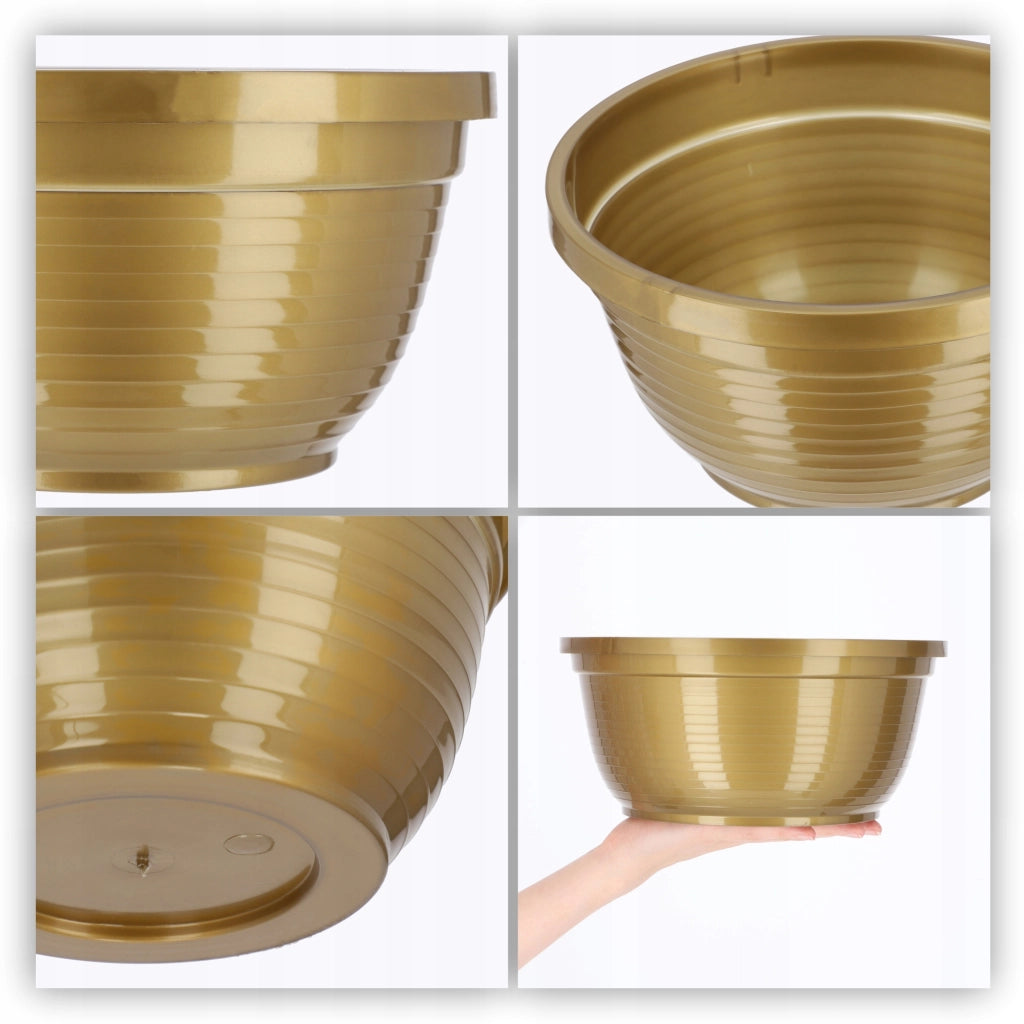 Vaso da fiori in plastica KADAX per cimitero, ideale per crisantemi, 26 cm.