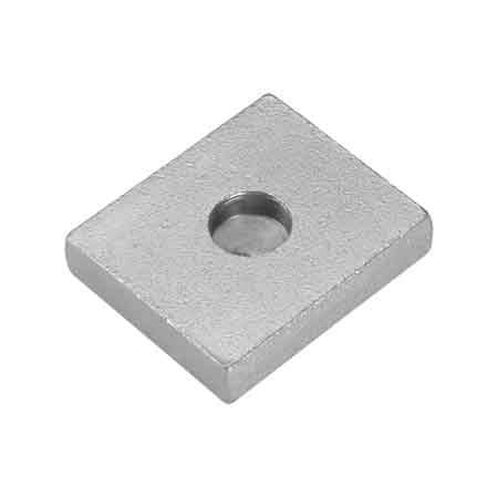 PIASTRA PER PERNO INFERIORE PER CANCELLI Ø 24 mm - 6 pezzi- COMBI ARIALDO