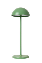 Lampada tavolo esterna verde a batteria LED Lucide