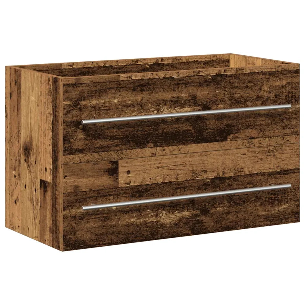 Mobile Lavabo | Armadio per Lavabo da Bagno Legno vecchio 80 x 38,5 x 48 cm
