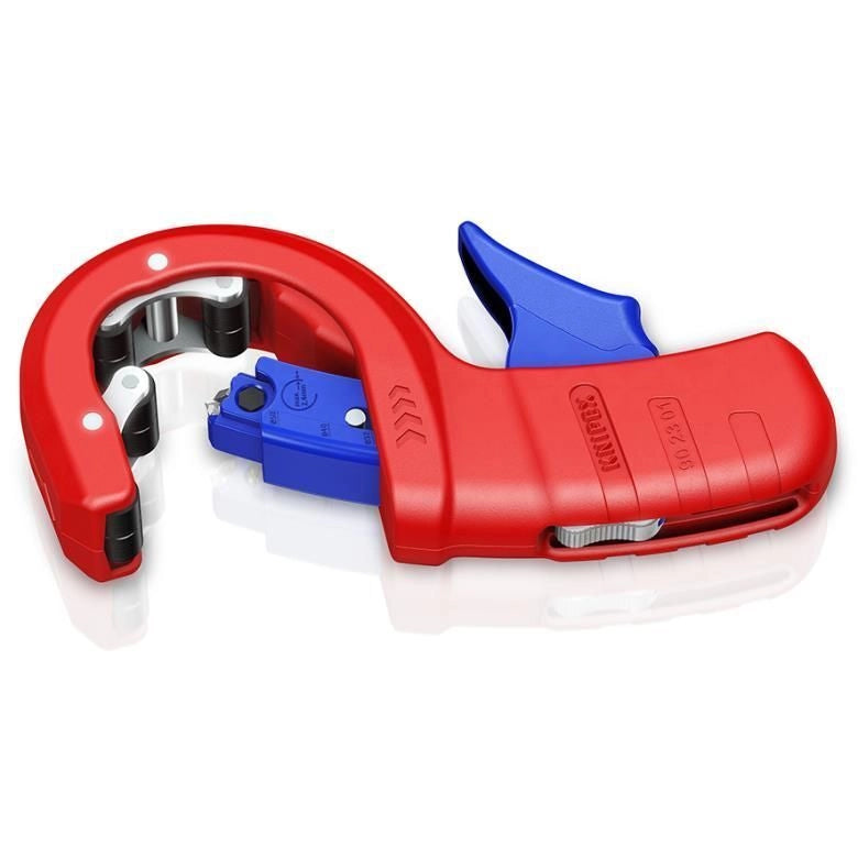 Knipex 90 23 01 BK DP50 Tagliatubi per tubi in plastica fino a 50 mm lama reversibile colore Blu Rosso