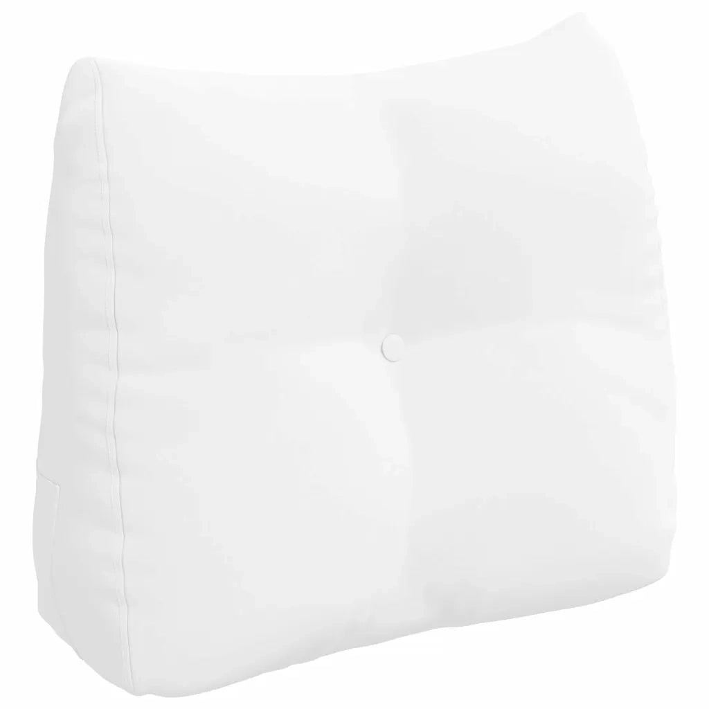 Cuscino per Schiena Bianco 60 x 24 x 50 cm Tessuto 42014394
